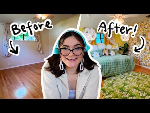 Transforming My Bedroom Into A Flower Field (aka, A Maximalist Bedroom Makeover)