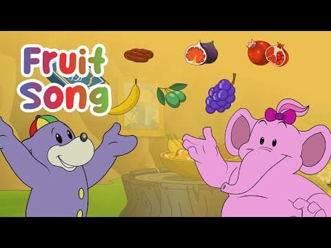 🍎 Zaky & Nadeen’s Fruit Song! 🍌 + More
