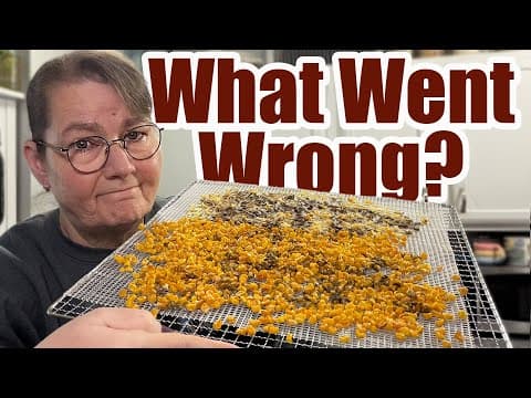 When Dehydrator Trays Burn: What Happened & What To Do About Food Safety