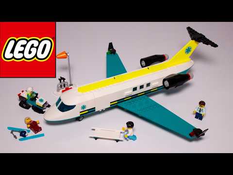 Lego Emergency Air Ambulance Airplane - Lego City Set #60465
