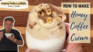 Honey Coffee Cream Cooking Italian With Joe