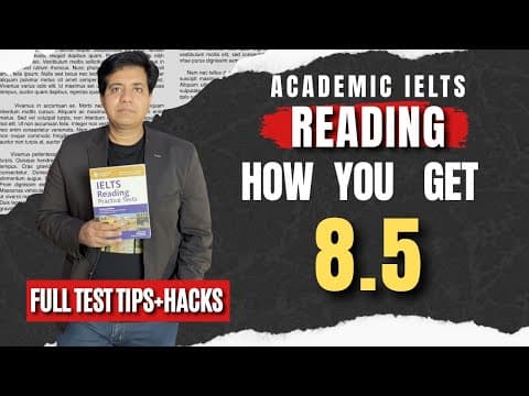 Academic Ielts Reading - How You Get 8.5 - Asad Yaqub