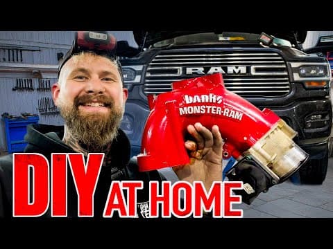 How To Install Banks Monster Ram 6.7 Cummins - Quick Version