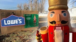Lowe’s - Bluetooth Nutcracker Unboxing/setup | Christmas 2024 Animatronic
