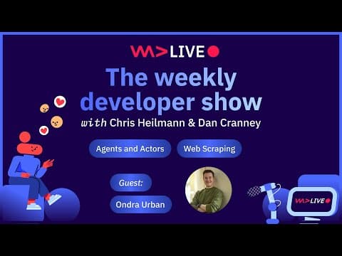 Wearedevelopers Live – Web Scraping, Agents, Actors And More