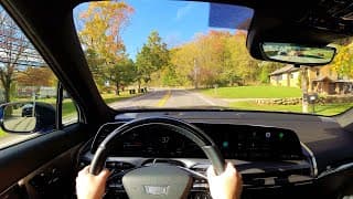 2026 Cadillac Vistiq Relaxing Fall Pov Drive
