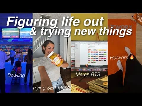 Vlog: Figuring Life Out In My 20s...(new Business Launch, Trying A New Workout, Bowling W/ Friends)