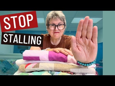 🛑✋😎 Stop Stalling - Finishing Your Ufo's Now