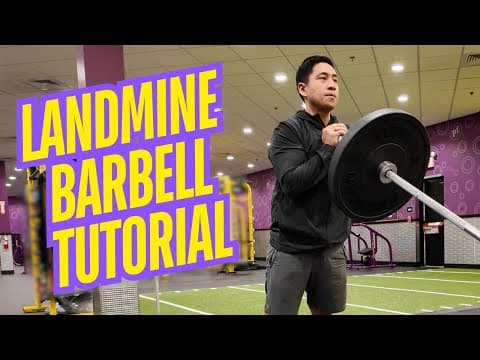 Planet Fitness Landmine Barbell Tutorial (beginner-friendly Exercises!)