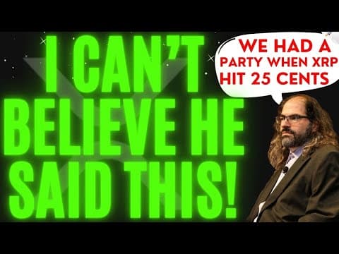David Schwartz Says Xrp Hitting $100 Is "unlikely" - Everyone Is Missing The Real Message [must See]