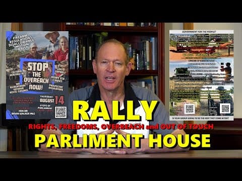 Protest Rally Parliament House (update 6/8/2025)