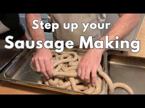 Making Sausage Excellently At Home