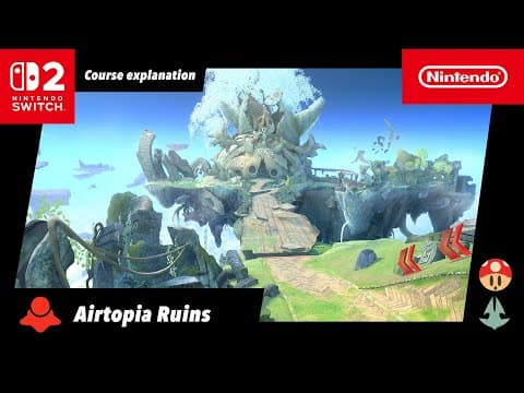 Kirby Air Riders – Course Overview: Airtopia Ruins (nintendo Switch 2)
