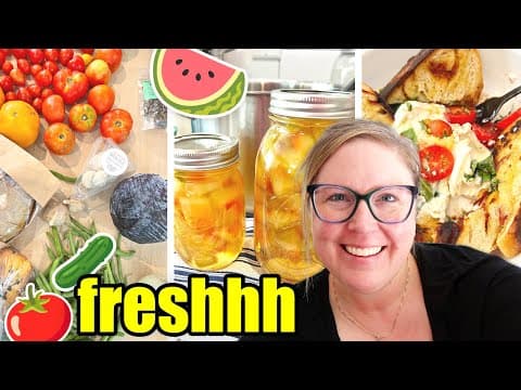 🍅cooking From My Farmer's Market Bounty All Weekend!