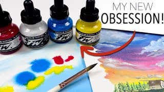 Acrylic Inks, My New Obsession!