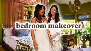 Boho Bedroom Makeover | Diy Whimsical Bed Canopy!