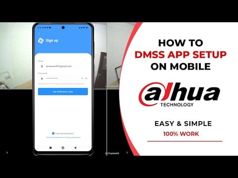 Dmss Mobile Connect | Dmss Camera Setup In Mobile