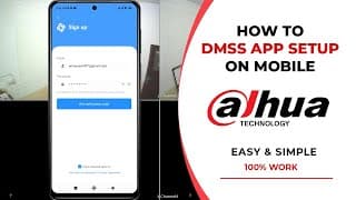 Dmss Mobile Connect | Dmss Camera Setup In Mobile