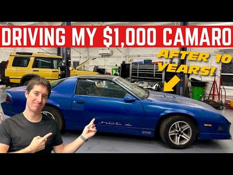 10 Years Ago My Iroc-z Camaro Was Abandoned... Today It Drives Again