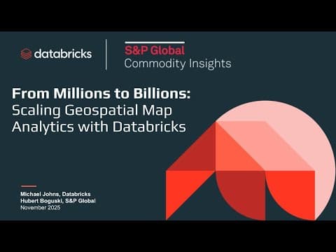 From Millions To Billions: Scaling Geospatial Map Analytics With Databricks