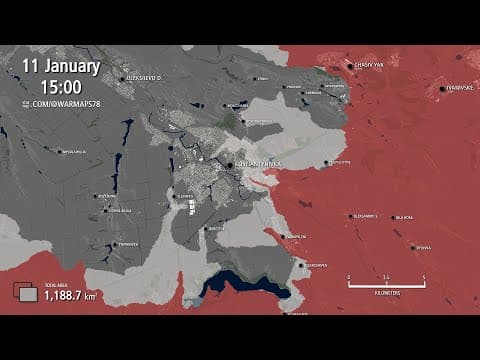 Russian Invasion Of Ukraine: Kostiantynivka Offensive - Every Day [nov 2 - Jan 11 2026]