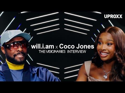 Will.i.am & Coco Jones Trade Business Ideas, Talk Creative Process & Dreams | Visionaries Interview