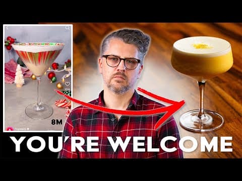 I Fixed These Viral Holiday "martinis"
