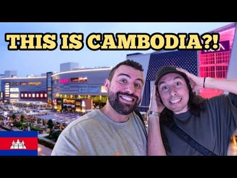Americans Explore Cambodia’s Largest Mall 🇰🇭