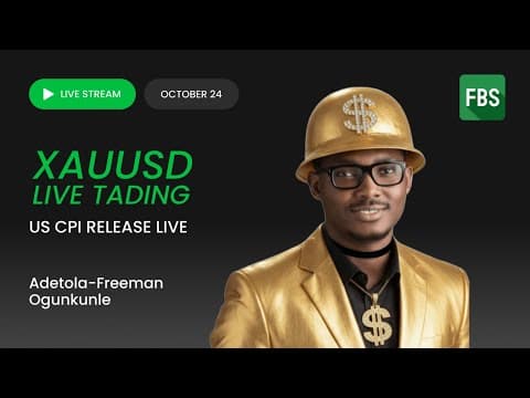 🔴 Xauusd Live Gold Trading Strategy | Insane Volatility Incoming? Cpi Release Reaction Live