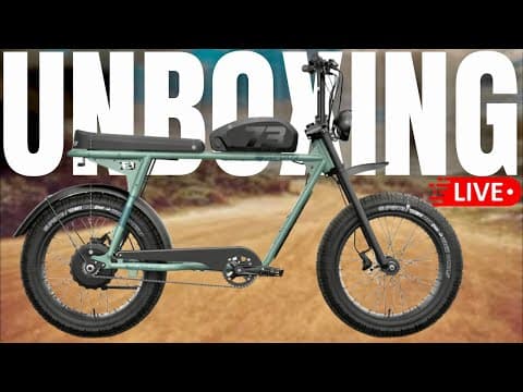Unboxing The New Super73 S2 Laguna! Best Electric Bike Yet? Live!