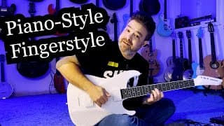 How To Play Piano-style Chords And Arpeggios On Fingerstyle Guitar | Lesson With The Aeroband Guitar