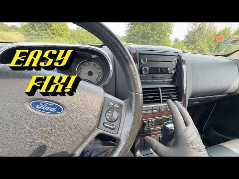 2006-2010 Ford Explorer Hissing Upon Acceleration Fix!