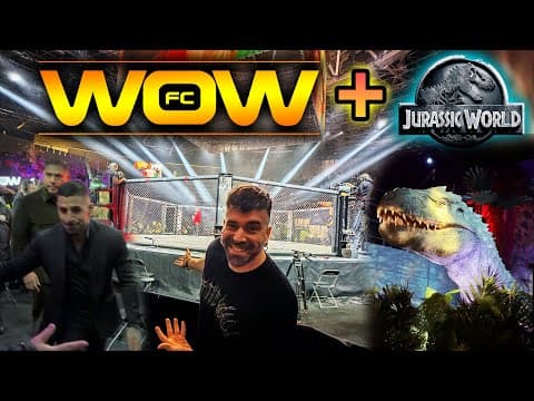 Mi Primera Vez En Wowfc (vi A Ilia Topuria) + Jurassic World Experience