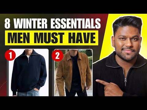 8 Winter Essentials For Men | In Hindi | Winter Fashion | Dipak Shaw