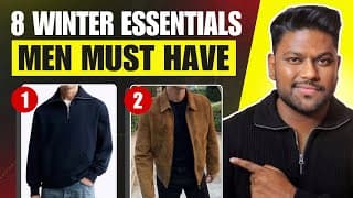 8 Winter Essentials For Men | In Hindi | Winter Fashion | Dipak Shaw