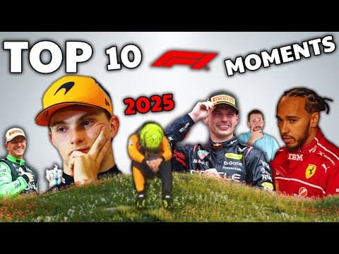 Top 10 Moments From The 2025 Formula 1 Season