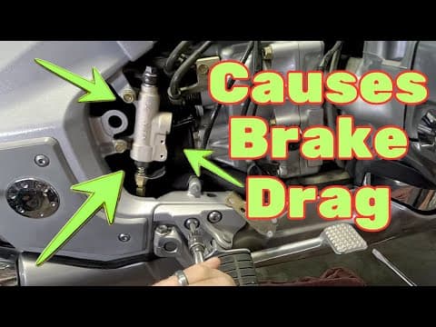 Gl1800 Rear Brake Master Cylinder Replacement