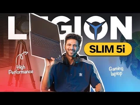 This Laptop Has Changed The Way I Create Content & Play Games | Lenovo Legion Slim 5i