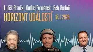 🔴 Horizont Událostí 18. 1. Feat. Ekonom Petr Bartoň | Proč Chce Trump Grónsko?