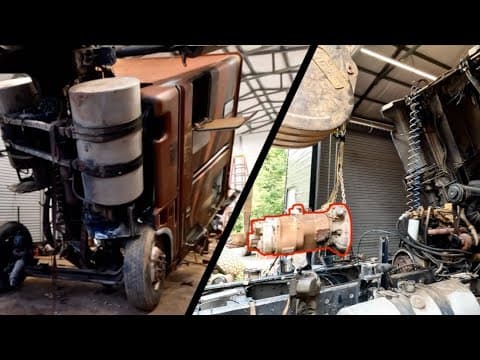 Tearing Out Axles And Swapping Transmissions With My Ford Cabovers