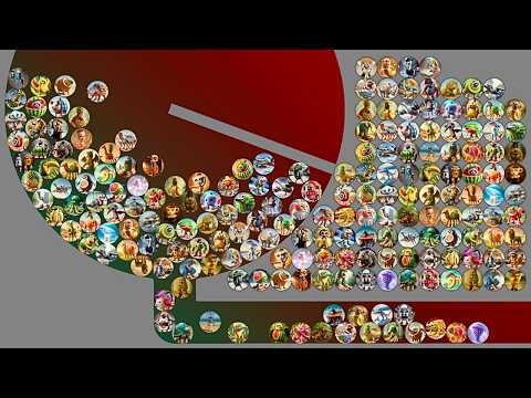 100 Elimination Marble Race - Italian Brainrot