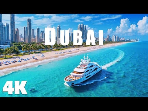 Dubai 4k – Aerial Views Of Iconic Skyscrapers And Beaches With Deep House Chill