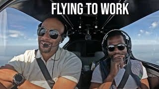 Flying My Friend To Work In My Airplane For The First Time!
