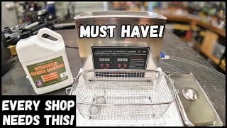 Every Shop Needs This! Ultra Sonic Cleaner Carbureator Repair