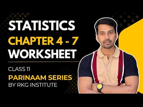 Organization & Presentation - Worksheet🔥 | Class 11 Statistics | Parinaam Series | Ca Parag Gupta