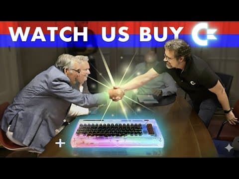 Making History: Signing The Commodore Contract + C64 Ultimate Production Update