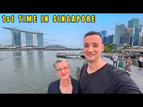 My Mom's 1st Time In Singapore 🇸🇬 (emotional)