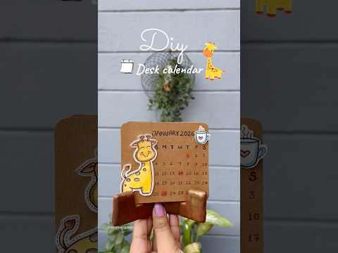 2026 *calendar*🗓️ but make it Handmade. #diy #calendar #2026 #ytshorts #viralshort #craft #art