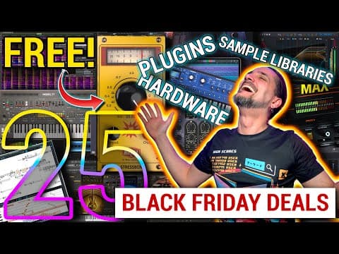 25(!) Black Friday Deals And Freebies (plugins, Libraries, Hardware) My Top Picks!