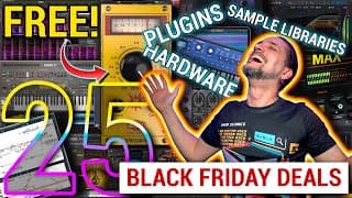 25(!) Black Friday Deals And Freebies (plugins, Libraries, Hardware) My Top Picks!